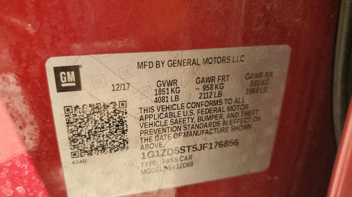 Chevrolet Malibu  2018