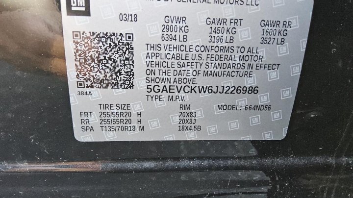 Buick ENCLAVE  2018