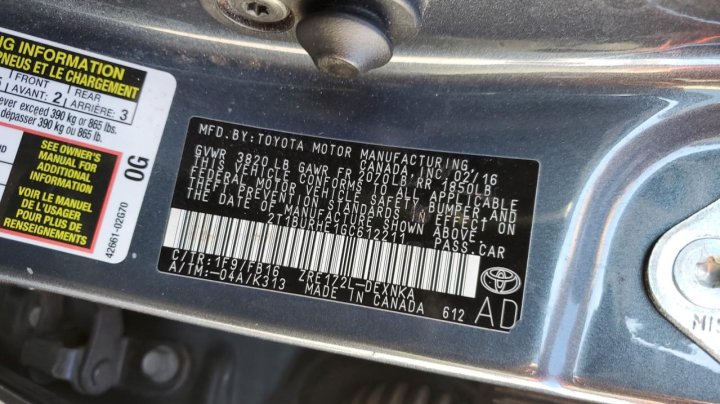 Toyota Corolla  2016