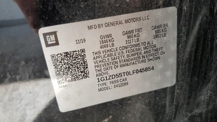 Chevrolet Malibu  2020