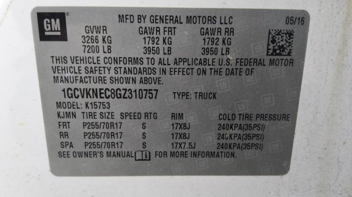 Chevrolet Silverado  2016