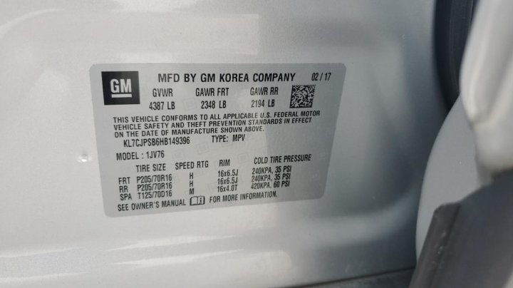 Chevrolet Trax  2017