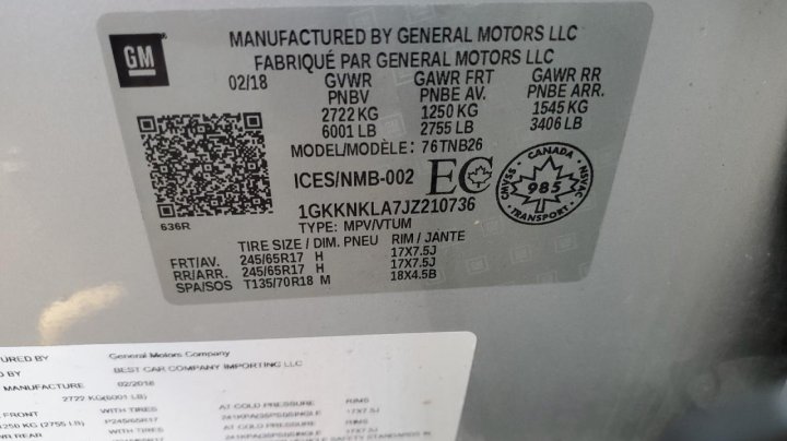 GMC Acadia  2018
