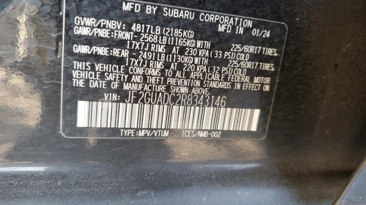 Subaru CROSSTREK  2024