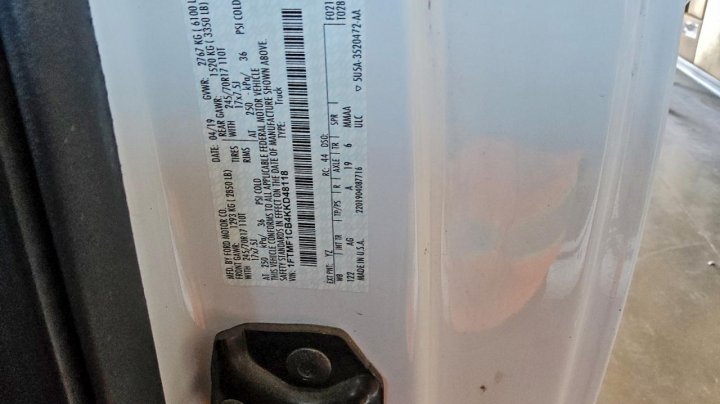 Ford F150  2019