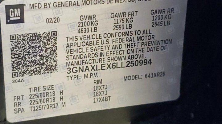 Chevrolet Equinox  2020