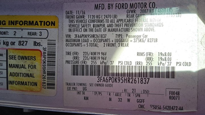 Ford FUSION  2017