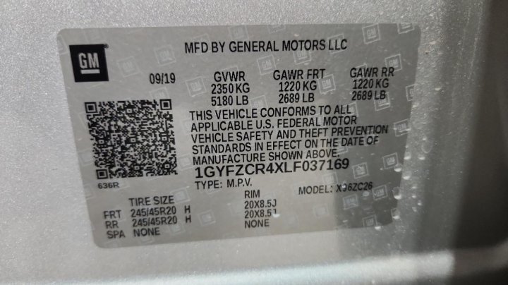 Cadillac XT4  2020