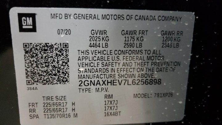 Chevrolet Equinox  2020