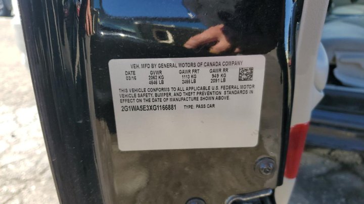 Chevrolet IMPALA LIMITED  2016