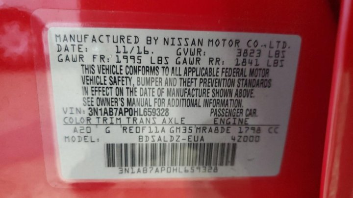 Nissan Sentra  2017