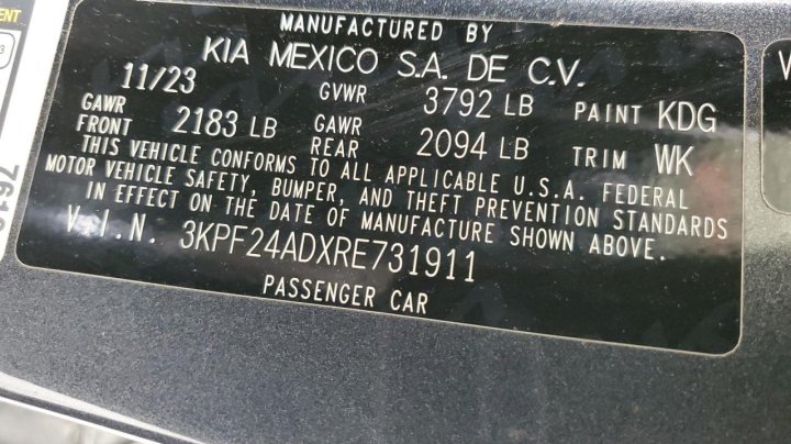 KIA FORTE  2024