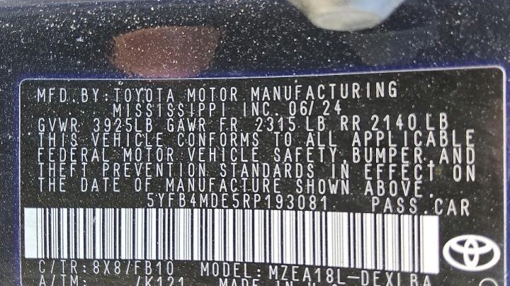 Toyota Corolla  2024