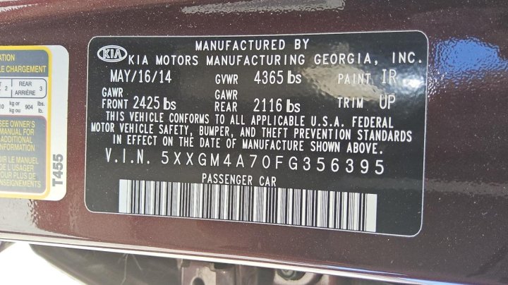 KIA Optima  2015