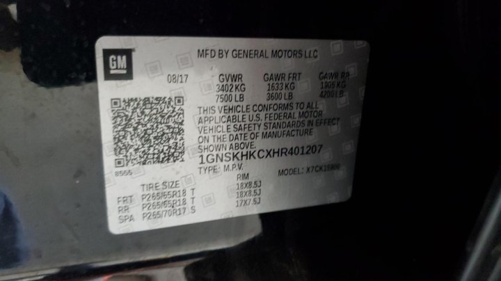 Chevrolet Suburban  2017
