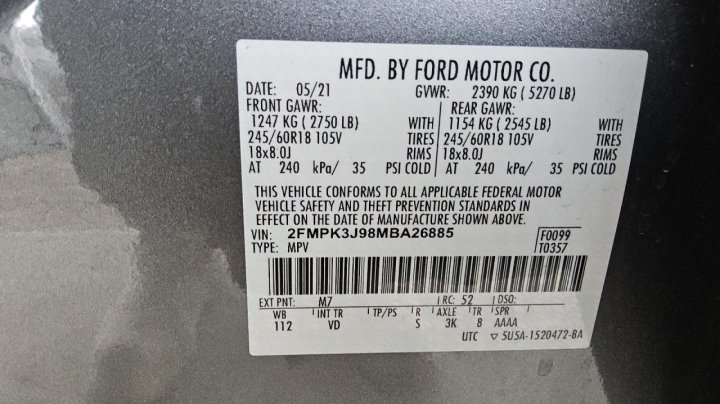Ford EDGE  2021