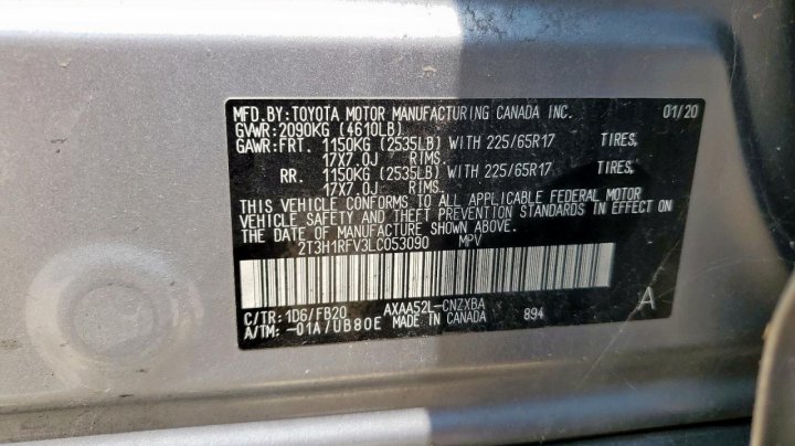 Toyota RAV4  2020