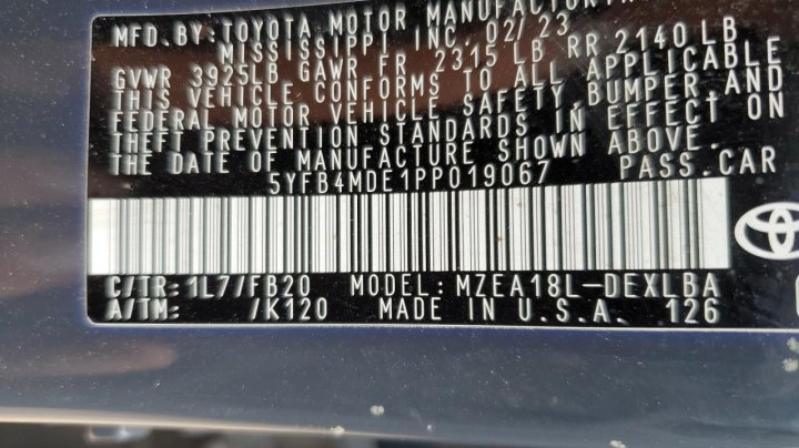 Toyota Corolla  2023
