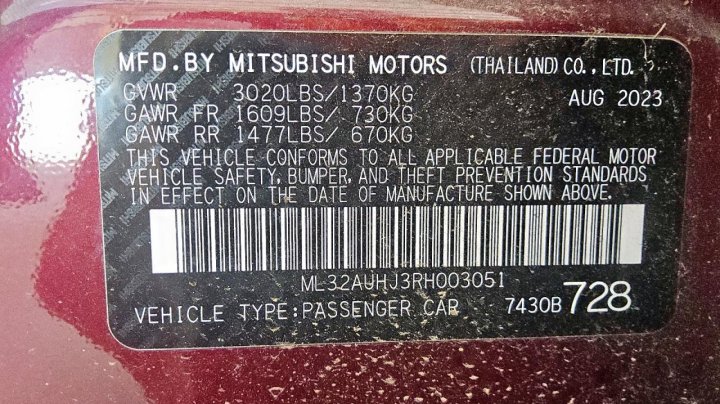 Mitsubishi Mirage  2024