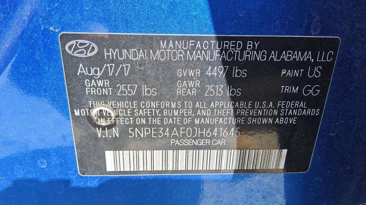 Hyundai SONATA  2018