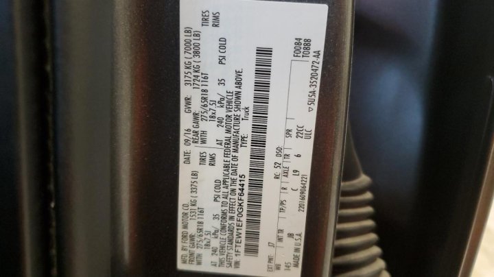 Ford F150  2016