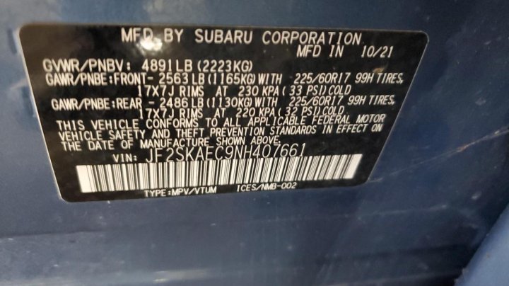 Subaru Forester  2022