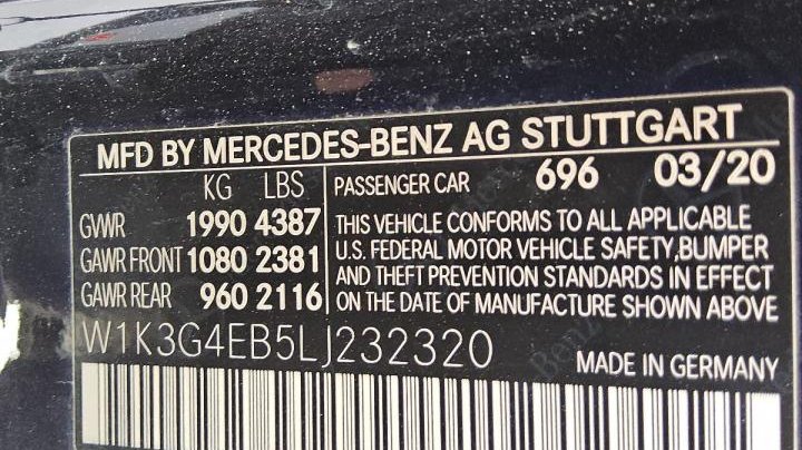 Mercedes-Benz A  2020