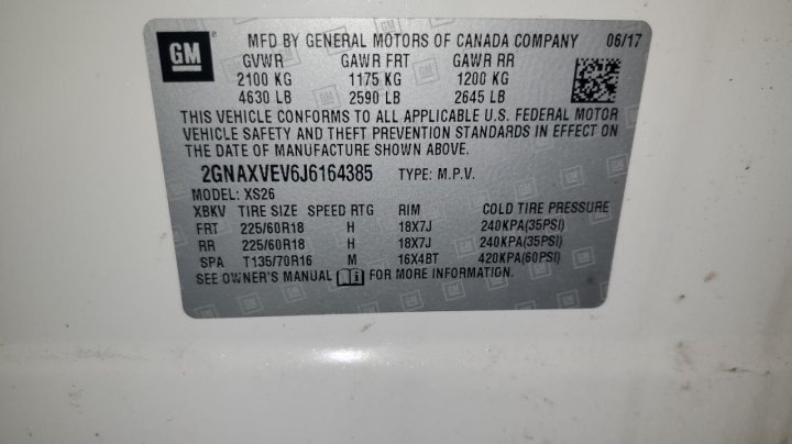 Chevrolet Equinox  2018