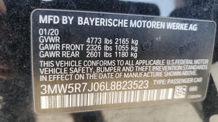 BMW 330XI  2020