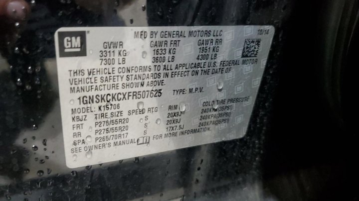 Chevrolet Tahoe  2015