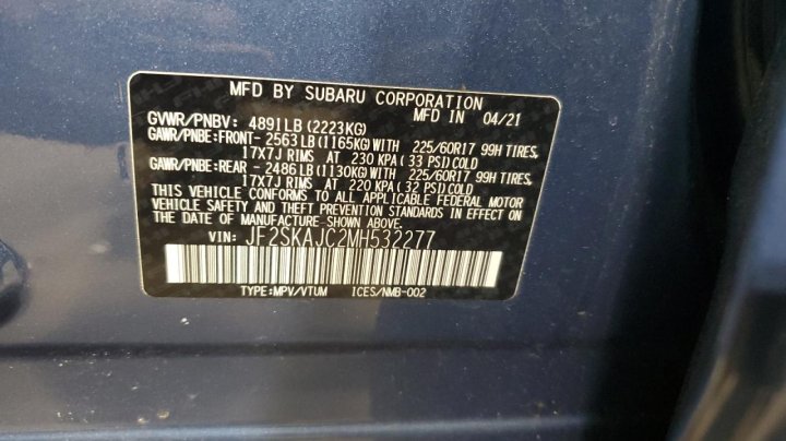 Subaru Forester  2021