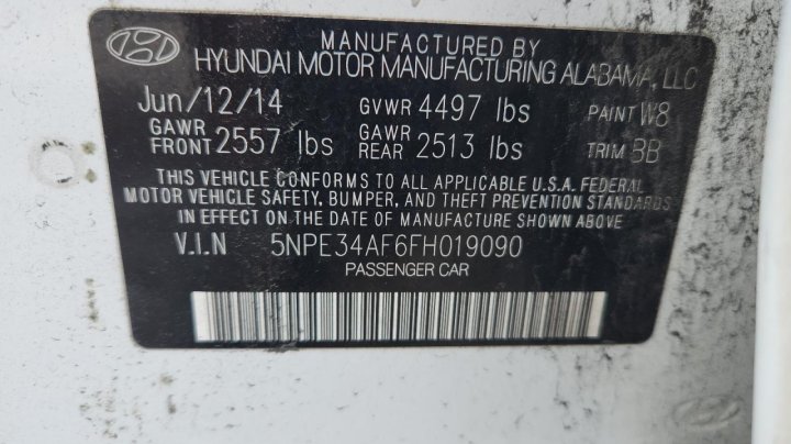 Hyundai SONATA  2015