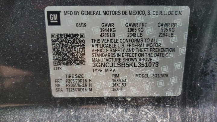 Chevrolet Trax  2019