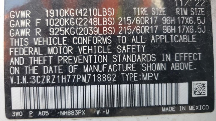 Honda HR-V  2023