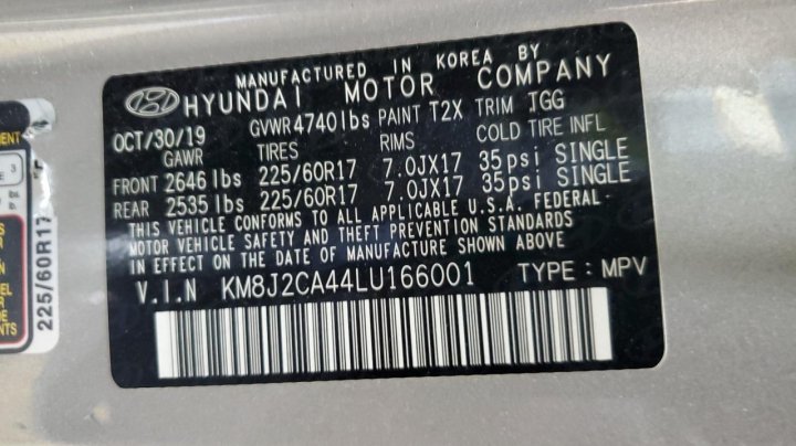 Hyundai Tucson  2020