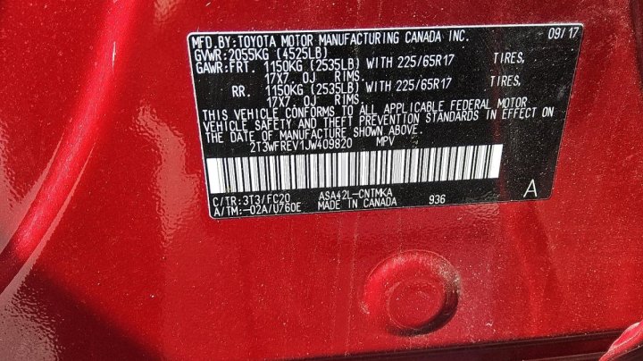 Toyota RAV4  2018