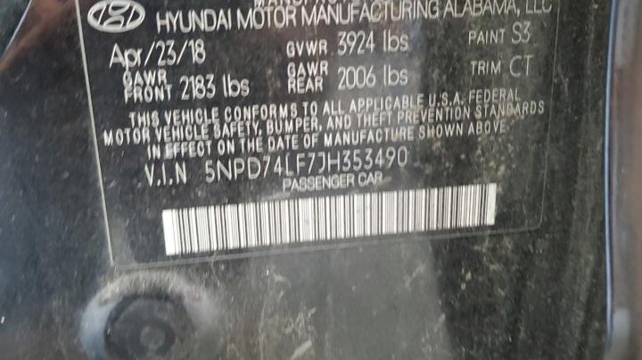 Hyundai Elantra  2018