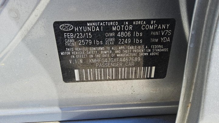 Hyundai AZERA  2015