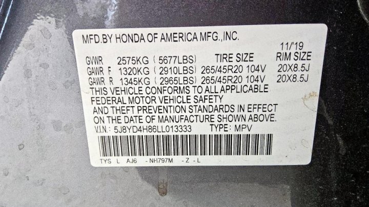 Acura MDX  2020