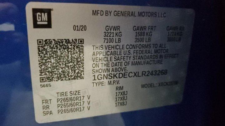 Chevrolet Tahoe  2020