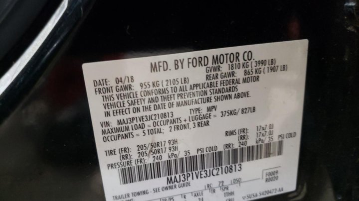 Ford ECOSPORT  2018
