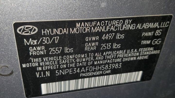 Hyundai SONATA  2017