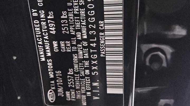 KIA Optima  2016