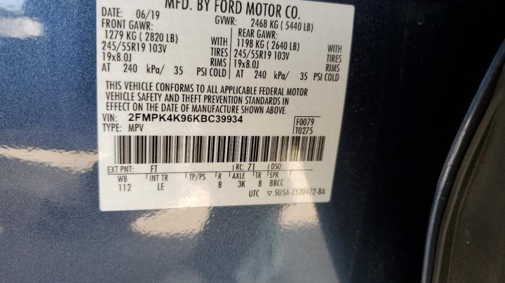 Ford EDGE  2019