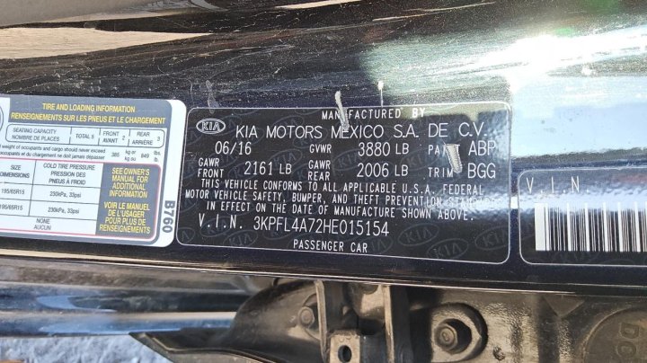 KIA FORTE  2017