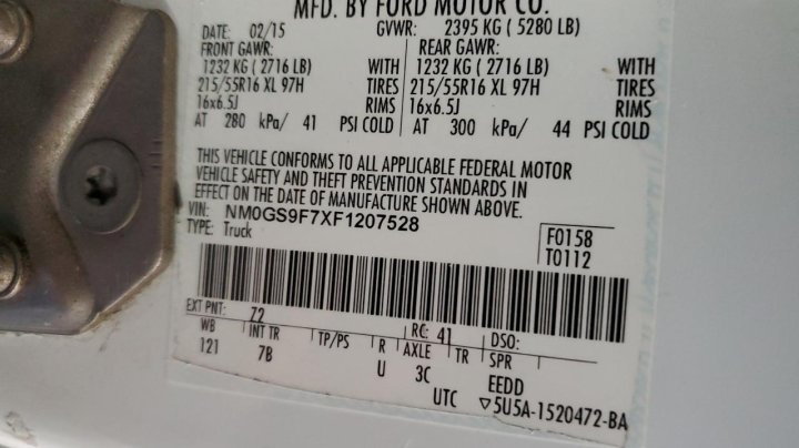 Ford TRANSIT CONNECT  2015