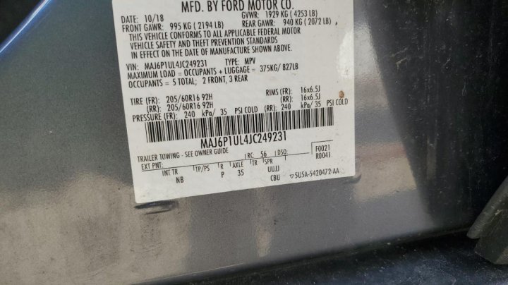 Ford ECOSPORT  2018
