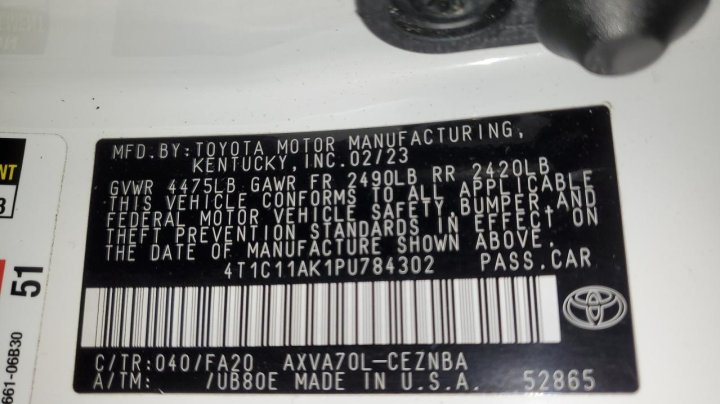 Toyota Camry  2023
