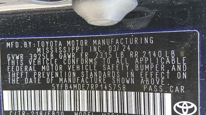 Toyota Corolla  2024