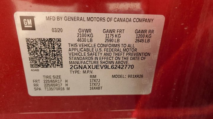 Chevrolet Equinox  2020
